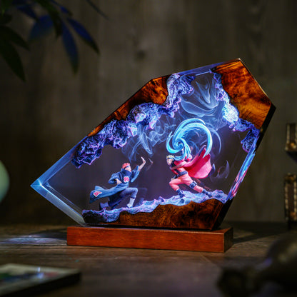 True Justice: The Sage vs The God Resin Lamp