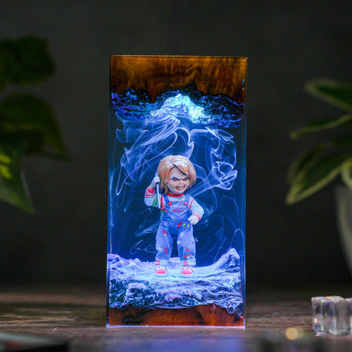 The Cursed Doll: Little Slasher Resin Lamp