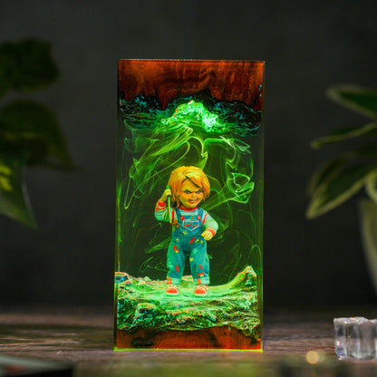 The Cursed Doll: Little Slasher Resin Lamp