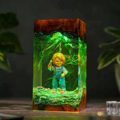 The Cursed Doll: Little Slasher Resin Lamp