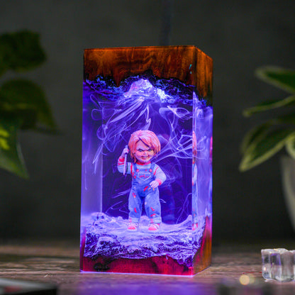 The Cursed Doll: Little Slasher Resin Lamp