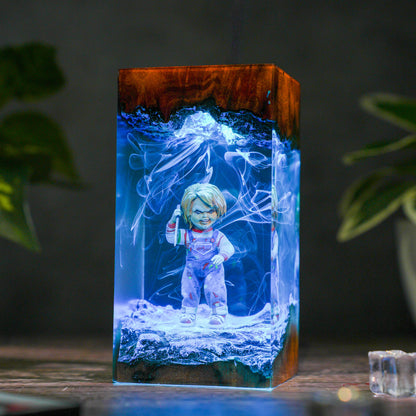 The Cursed Doll: Little Slasher Resin Lamp