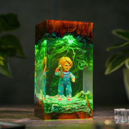 The Cursed Doll: Little Slasher Resin Lamp
