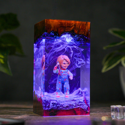 The Cursed Doll: Little Slasher Resin Lamp