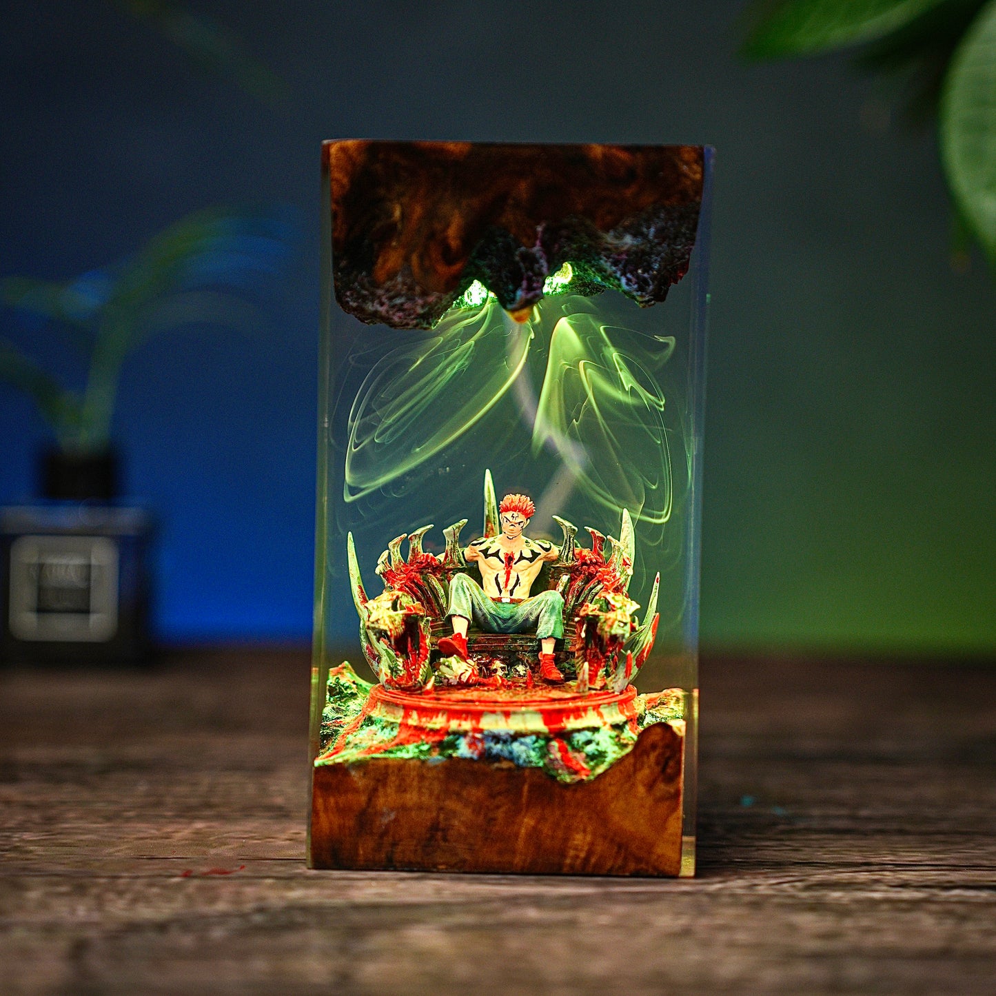 Ancient Evil: The Cursed Throne Resin Lamp