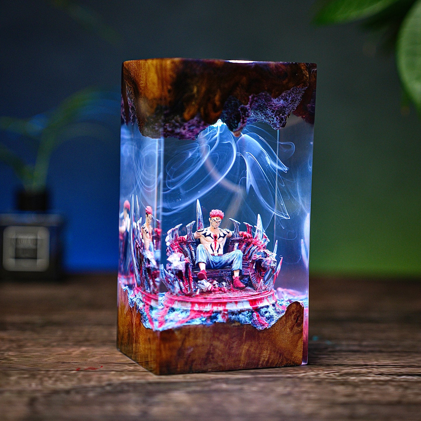 Ancient Evil: The Cursed Throne Resin Lamp