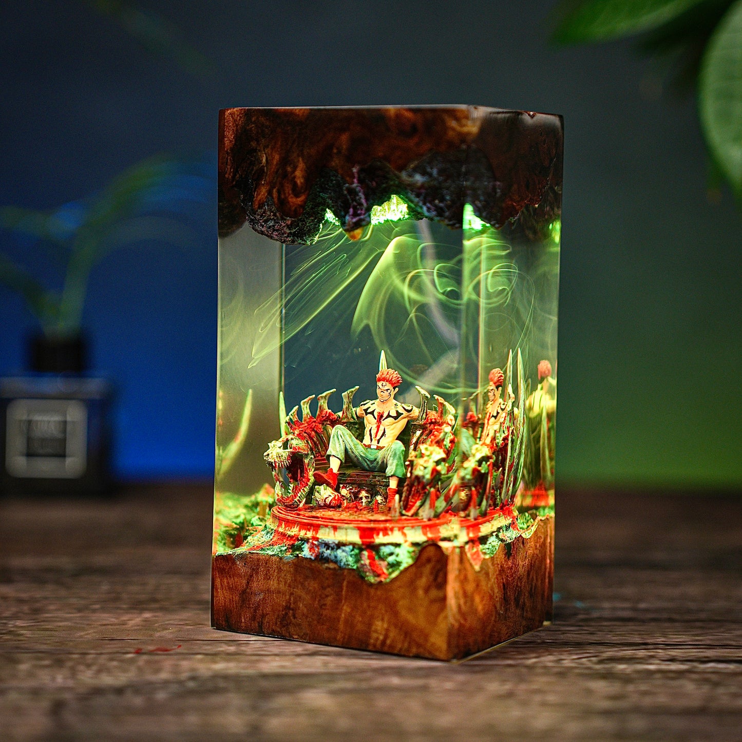 Ancient Evil: The Cursed Throne Resin Lamp