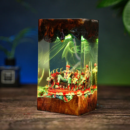 Ancient Evil: The Cursed Throne Resin Lamp
