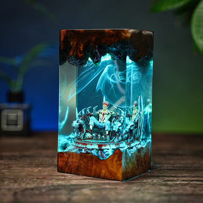 Ancient Evil: The Cursed Throne Resin Lamp