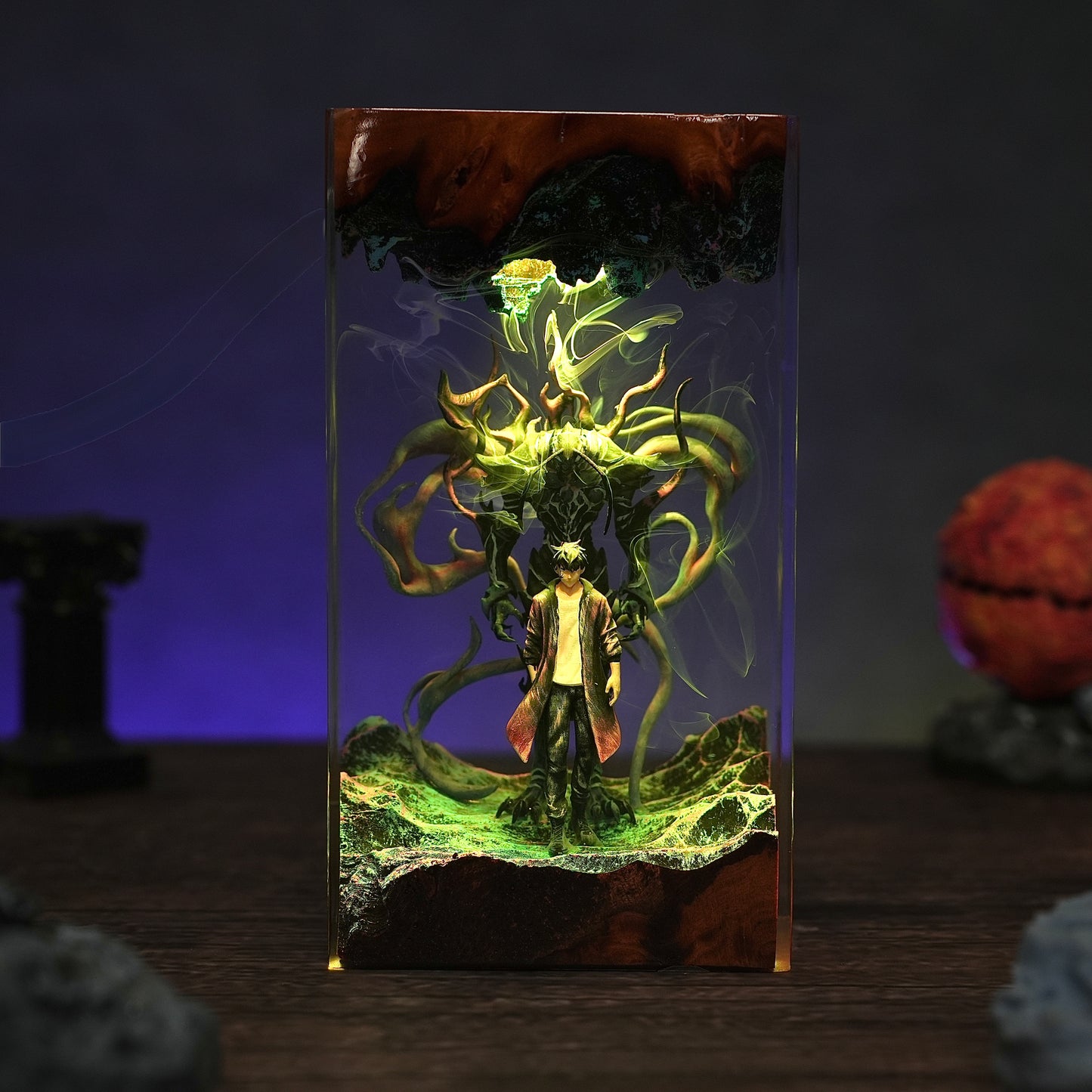 The Shadow Monarch: Loyal Ant Commander Resin Lamp