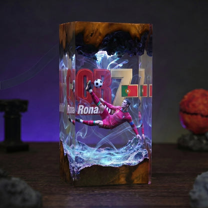 The Best Football Player Resin Lamp