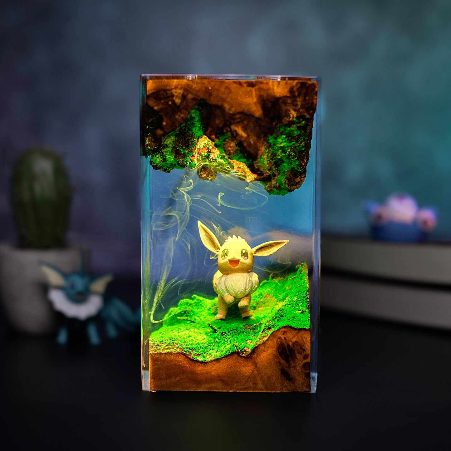 The Infinite Fox: Evolution Path Resin Lamp