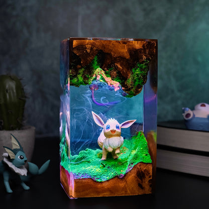 The Infinite Fox: Evolution Path Resin Lamp