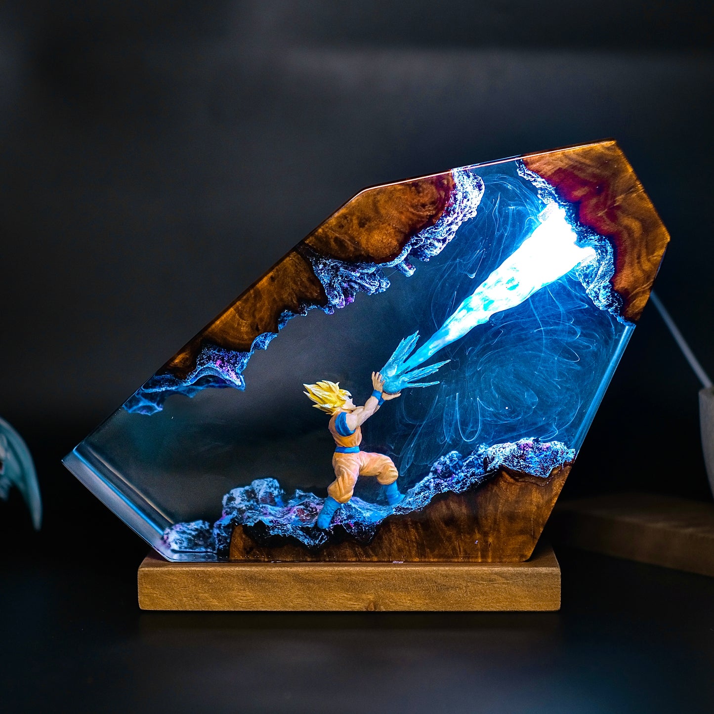 Legendary Saiyan: The Ultimate Transformation Resin Lamp