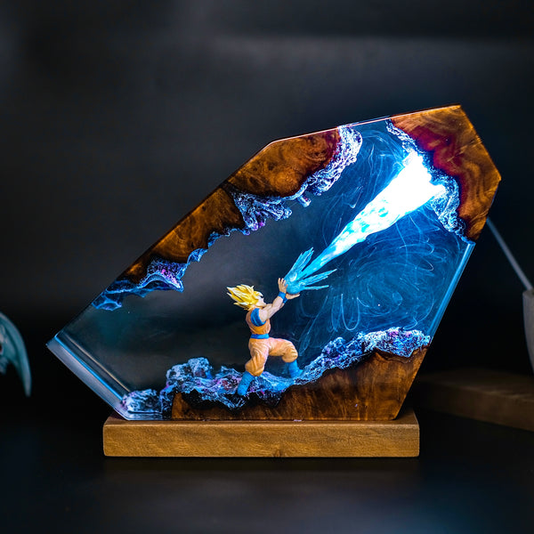 Legendary Saiyan: The Ultimate Transformation Resin Lamp