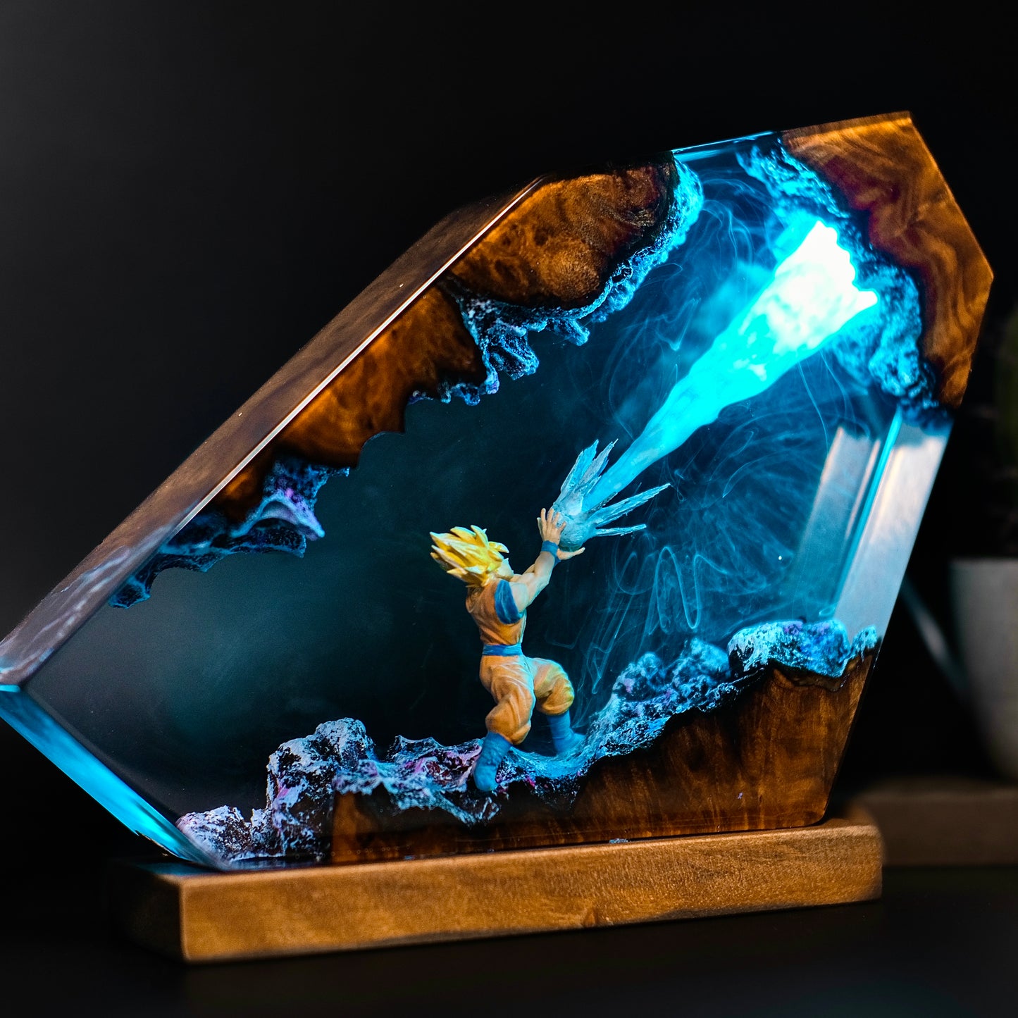 Legendary Saiyan: The Ultimate Transformation Resin Lamp
