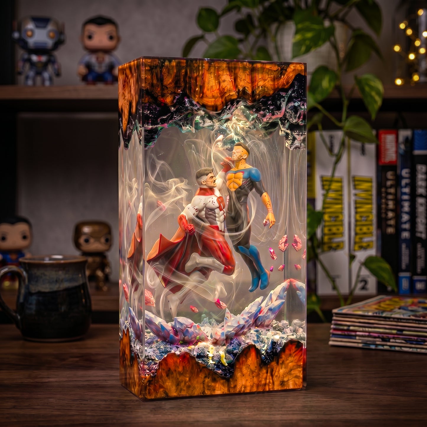 Fallen Hero: The Conqueror's Wrath Resin Lamp