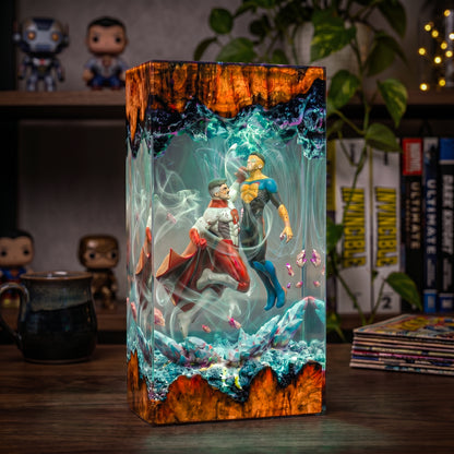 Fallen Hero: The Conqueror's Wrath Resin Lamp