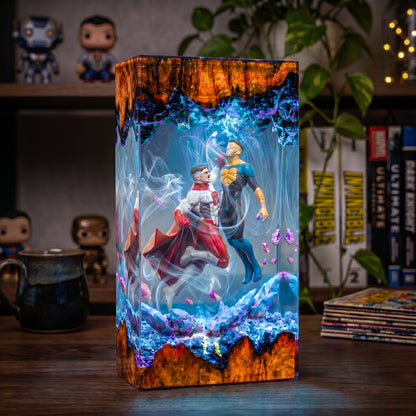 Fallen Hero: The Conqueror's Wrath Resin Lamp