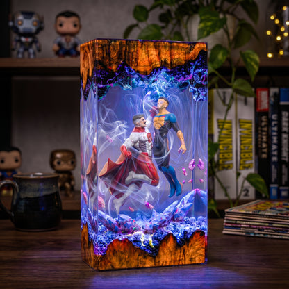 Fallen Hero: The Conqueror's Wrath Resin Lamp