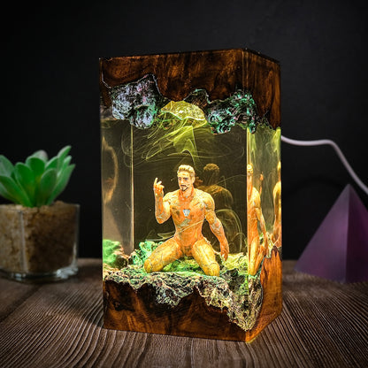 The Final Snap: Heroic Sacrifice Resin Lamp