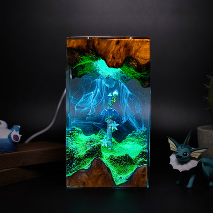 Sword of Destiny: The Hero’s Relic Resin Lamp