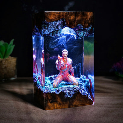 The Final Snap: Heroic Sacrifice Resin Lamp