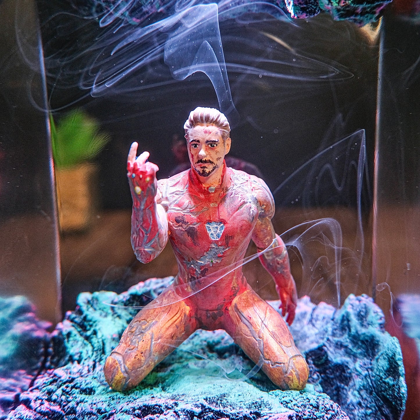 The Final Snap: Heroic Sacrifice Resin Lamp