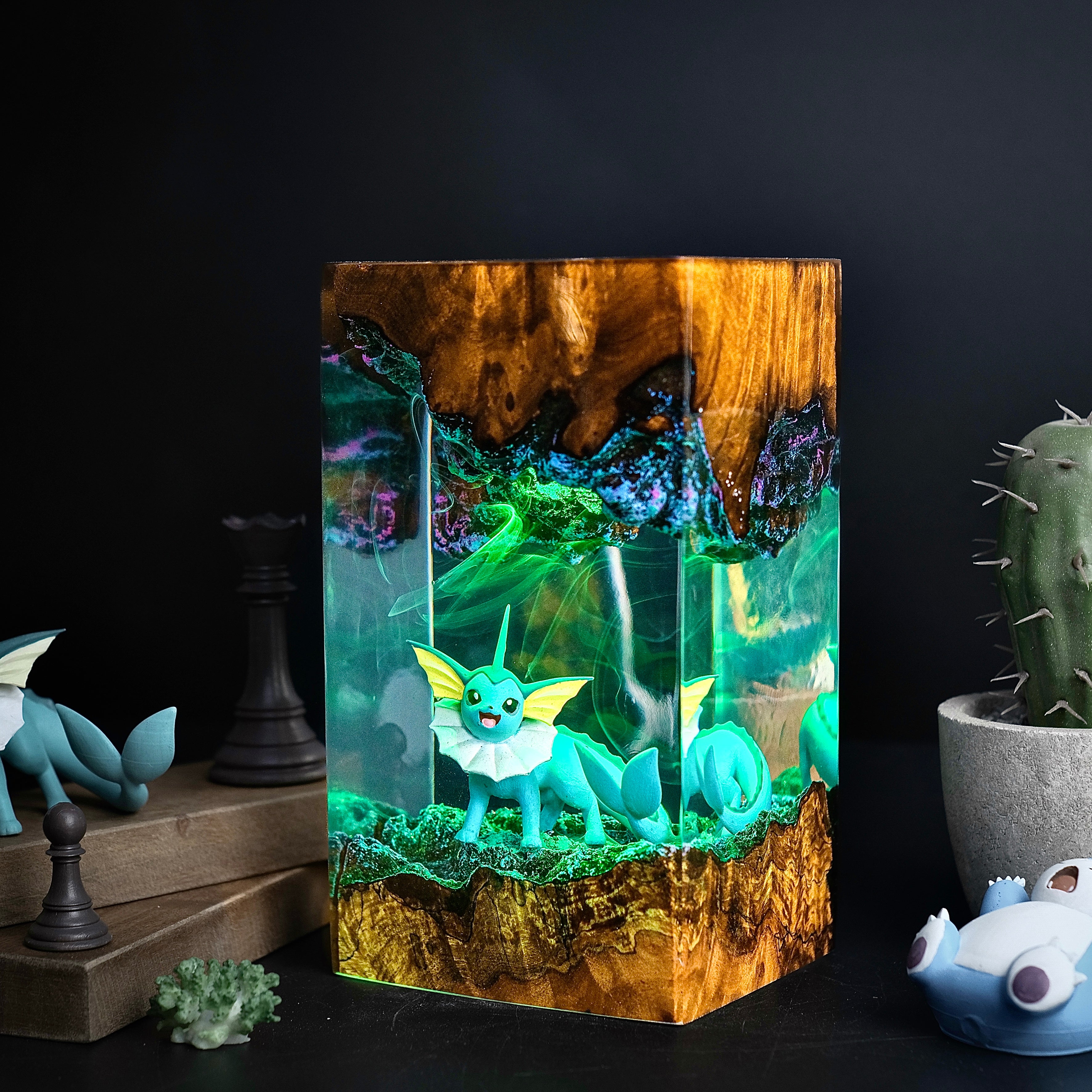 Vaporeon Pokemon Resin lamp