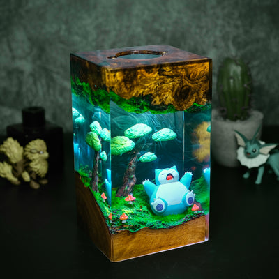 Snowlox sleep Pokemon Resin lamp