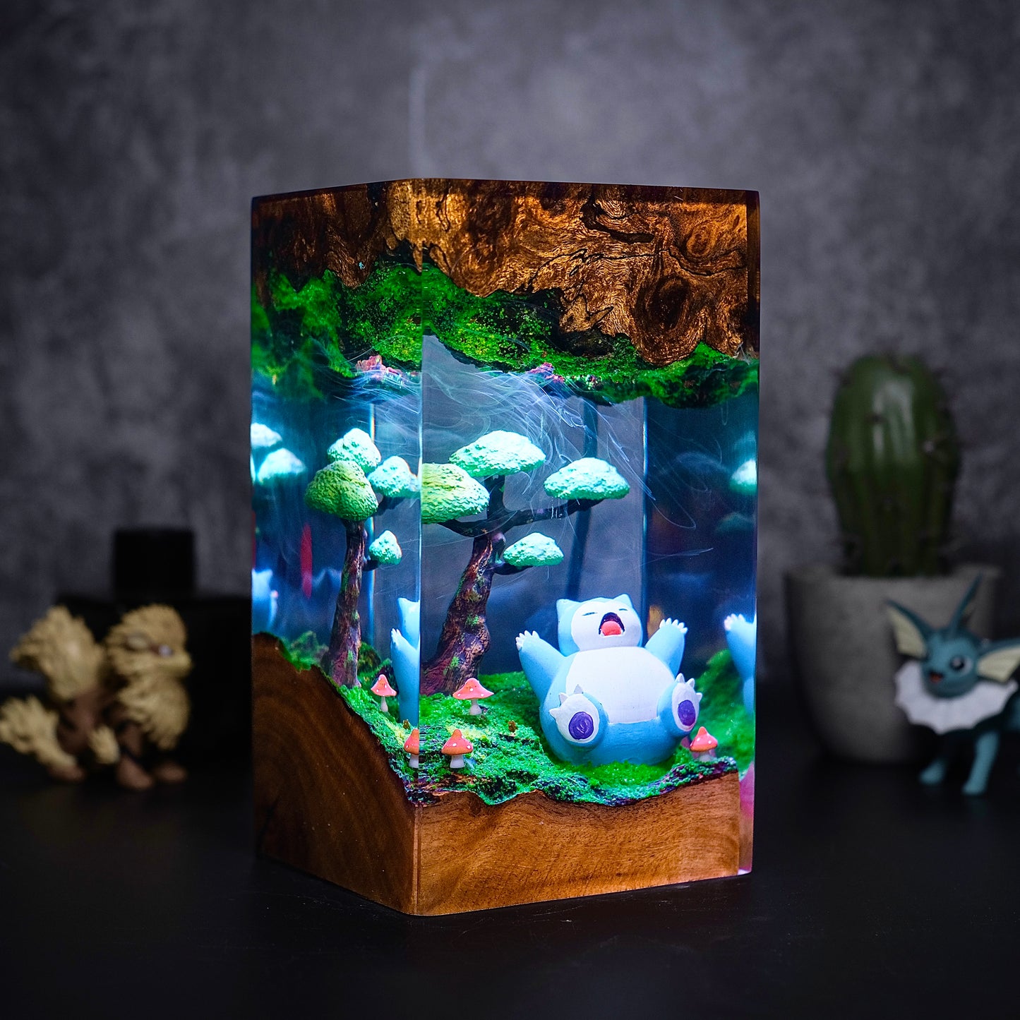 The Big Sleeper: Forest Dream Resin Lamp