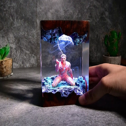 The Final Snap: Heroic Sacrifice Resin Lamp