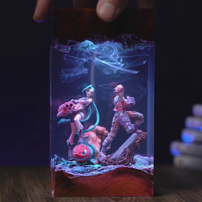 Blood Ties: The Duel of Destiny Resin Lamp