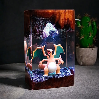 The Apex Flyer: Solar Flare Resin Lamp