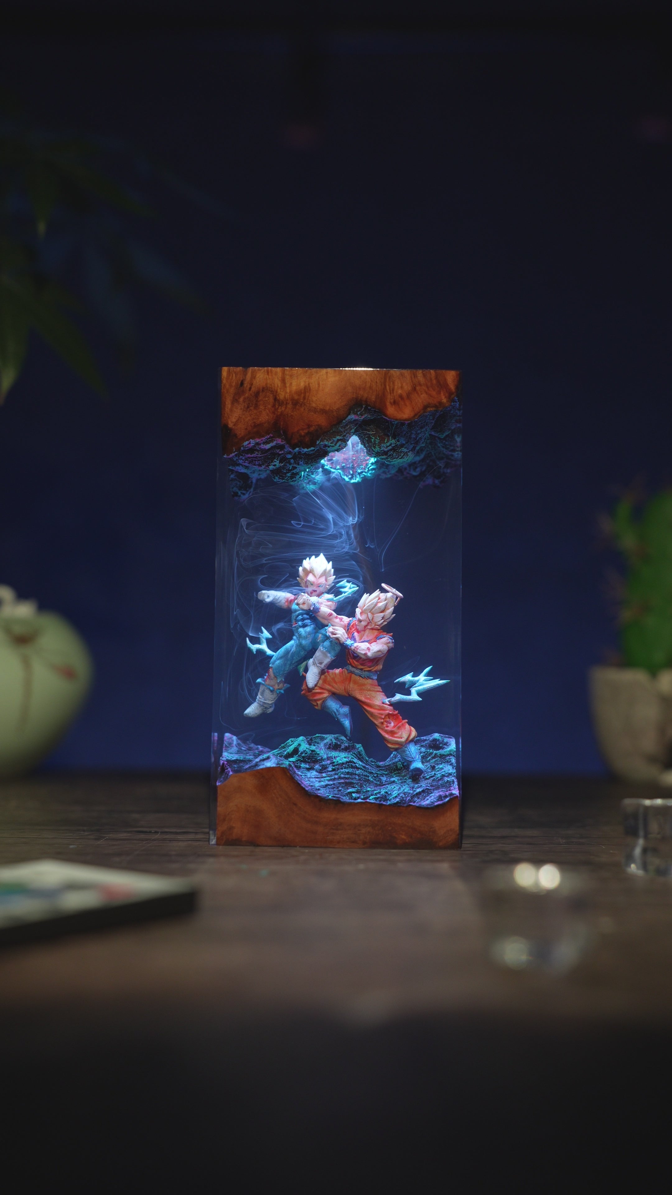 Goku VS Vegeta Resin lamp