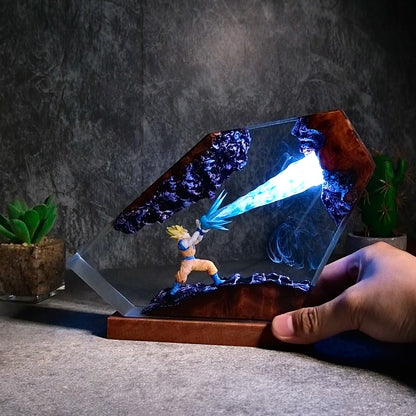 Legendary Saiyan: The Ultimate Transformation Resin Lamp