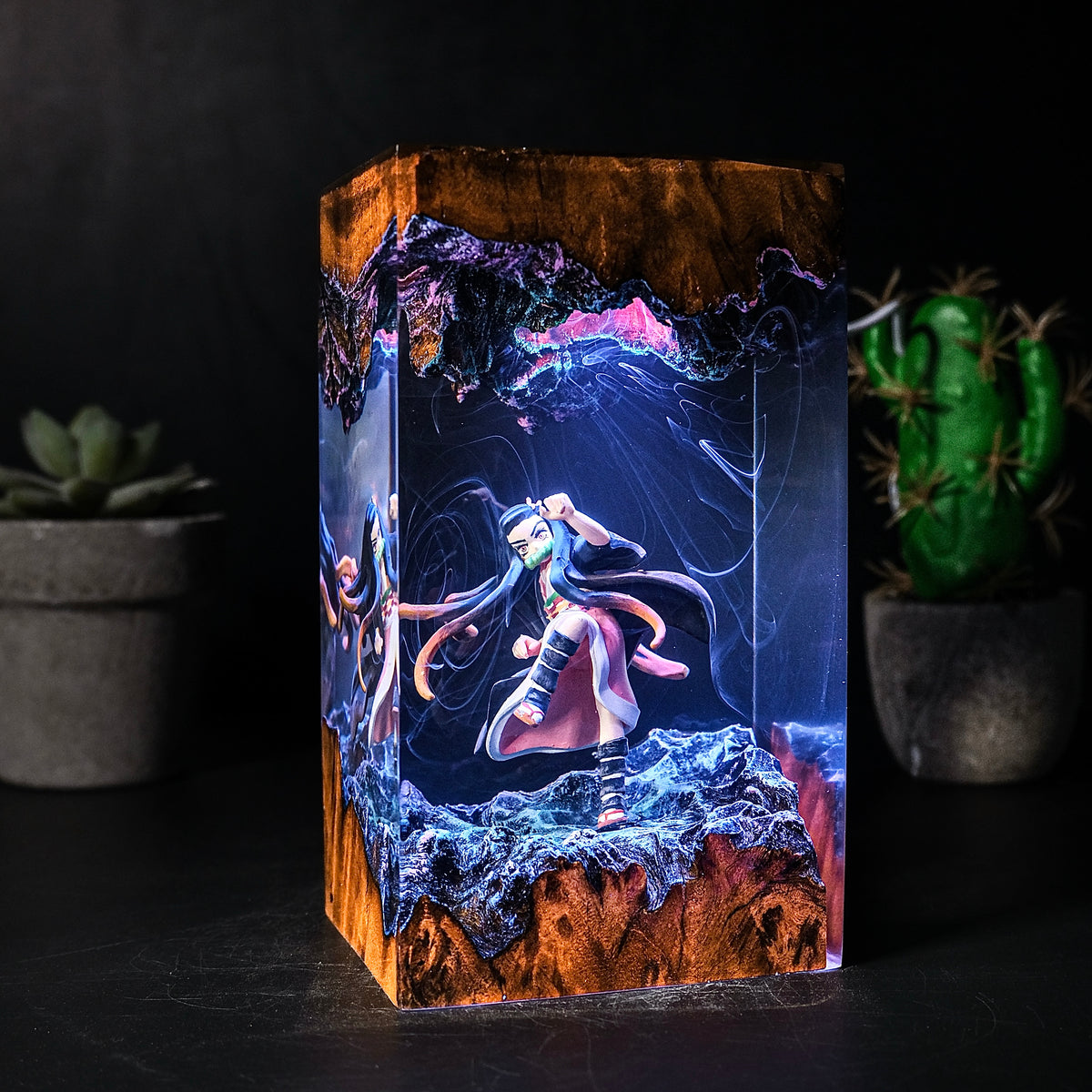 Nezuko Resin lamp