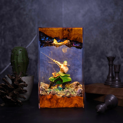 Spectral Swordsman: The Demon Aura Resin Lamp